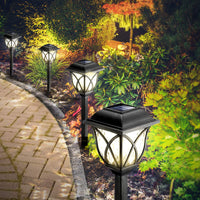 1 x RAW Customer Returns G rvitor Solar Garden Lights, Pack of 6 LED Warm White Solar Garden Lights for Outdoor Use with IP44 Waterproof, Solar Path Light Decorative Light Solar Lamps for Outdoor Garden Landscape Lawn Walkway - RRP €34.41