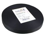 1 x RAW Customer Returns Polypropylene webbing black 30mm wide - 50 meters length 3 cm width - RRP €17.99