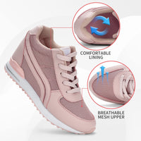 1 x RAW Customer Returns KOWAYI Women s Sneakers Wedges with Wedge Heel 7cm Lightweight Platform Sneakers Walking Shoes Breathable Women s Sneakers Casual Shoes Comfortable Sports Shoes with Wedge Heel Pink 40 - RRP €40.33