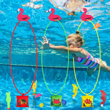 6 x Brand New BARVERE 33 Pieces Diving Rings for Kids Set, Pool Toys with Diving Rings Gemstones Storage Bag, Diving Toys for Boys Girls - RRP €120.96