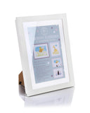 1 x RAW Customer Returns Lulubug picture frame children s drawings A4 - for up to 150 pictures with rotating mechanism, table stand, magnetic closure, photo frame with front opening, made of MDF wood 35x26cm - RRP €20.16