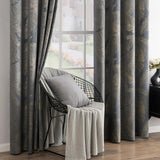 1 x RAW Customer Returns MIULEE Curtains Velvet with Gold Foil Leaves Pattern, 2 Pieces Grey Velvet Curtains with Eyelets, Each 260 cm High, Super Soft Velvet Curtain Opaque for Decoration Living Room Bedroom, Beautiful Velvet Curtain - RRP €42.35