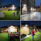 1 x RAW Customer Returns INTELAMP solar lights for outdoors with motion detector, 12000mAh 2000LM solar lights for outdoors with remote control, super bright solar lamp for outdoors with 5m cable, IP65 - RRP €70.02