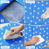 1 x Brand New OIGAE Large Cooling Mat for Dogs, Cooling Mat for Cats, Dog Paw Gel Scratch-Resistant Non-Slip Soft Water-Absorbent Odorless Dog Blanket for Summer Non-Toxic Gel Pads 120X70CM - RRP €37.99