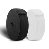 2 x RAW Customer Returns CZ Store - Sewing Elastic 10 METERS 11 Yards Width 25 MM Lifetime Guarantee -Elastic Couture Ribbon for Clothing Trousers Wig- Black and White Elastic Pack of 2  - RRP €19.2