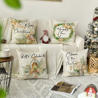 1 x Brand New Artoid Mode Set of 4 Cushion Covers 45 x 45 cm Winter Decoration for Sofa Living Room Outdoor - RRP €20.4