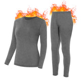 1 x Brand New SIHOHAN Women s Thermal Underwear Set, Warm Underwear, Lined Long Johns for Women, Winter Thermal Base Layer for Everyday Life, Skiing, Hiking, Jogging, Gray, XL - RRP €28.99