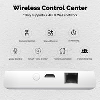 1 x RAW Customer Returns MOES Wired Tuya ZigBee Hub, Gateway Smart Home Remote Control Automation Control Center for all Tuya ZigBee Smart Products, Connect up to 120 devices - RRP €36.98