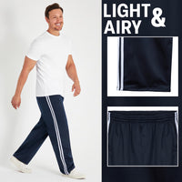 1 x RAW Customer Returns CityComfort Jogging Pants Men - Training Pants Men Long Polyester M-3XL Navy Blue, 3XL  - RRP €20.99