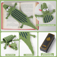 1 x RAW Customer Returns Bookmarks handmade knitted gifts, bookmarks birthday gifts, crochet animal bookmarks, for readers book lovers writers, adults teens children reading lovers - RRP €15.65