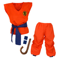 1 x RAW Customer Returns papapanda Children Goku Costume Dress Training Clothing M  - RRP €32.99