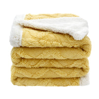 4 x Brand New Sherpa Fleece Throw Blanket, Fluffy Fuzzy Soft Warm Thick Solid Blankets for Adults Kids Baby 100x150cm Plush Double Velvet Fabric Blanket for Sofa Bed Couch - RRP €81.6