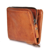 1 x RAW Customer Returns DONBOLSO Women s Slim Wallet Rio I Mini ladies wallet made of leather I 4 card slots RFID protection or blocker I Many colors, including black brown I Small, beautiful ladies wallet cognac  - RRP €30.99