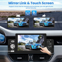 1 x RAW Customer Returns Hikity Car Radio 1 Din with Screen Mirror Link for iOS Android 5 Inch IPS Touch Display Radio with Bluetooth Handsfree FM EQ USB Type-C Microphone SWC 12LED Rear View Camera - RRP €37.1