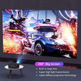 1 x RAW Customer Returns Projector, 5G WiFi Bluetooth Native 1080P Projector Projector Screen Included , Roconia 12000LM Full HD Movie Projector, 300 Display Support 4K Video, Compatible with Smartphone Laptop TV Stick - RRP €171.44