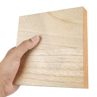 1 x RAW Customer Returns Belle Vous Natural Square Wooden Boards for Crafts 4 Pack - L15 x W15 x H2.5 cm - Empty Thick Wooden Discs for Crafts - Wooden Blanks for Engraving, Crafting, Painting Wood Pyrography - RRP €19.99