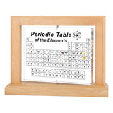 1 x RAW Customer Returns Periodic Table with Real Elements, 360 Rotating Acrylic Periodic Table with 83 Real Element Samples, Periodic Table for Teaching Tool Crafts, Gift for Teachers Students Children 21 x 16 x 5.5cm  - RRP €40.33