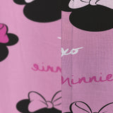 1 x RAW Customer Returns Disney Minnie Mouse Hearts and Love 137cm x 168cm Curtains - 2 Piece - RRP €25.15