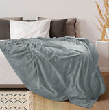 1 x RAW Customer Returns Utopia Bedding Cozy Fleece Blanket Soft, Lightweight, Warm Fluffy Blanket Cozy and Breathable Blankets for Bed Sofa Couch 150x200 cm , Ash Grey - RRP €16.56