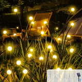 1 x RAW Customer Returns Acxilexy 6 Pieces Solar Firefly Lights for Garden, 48 LEDs Solar Lights with 8 Modes, Outdoor Solar Firefly Light, Remote Control, IP65 Waterproof, Solar Fireflies for Lawn Balcony Landscape - RRP €27.99