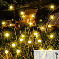 1 x RAW Customer Returns Acxilexy 6 Pack Solar Firefly Lights Outdoor, 48 LEDs Waterproof Lighting Firefly Light, 8 Lighting Modes, Remote Control, Swinging Lights for Walkways Patio Garden Decor - RRP €27.99