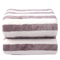 11 x Brand New VIVOTE Microfiber Bath Towel 70cmx140cm Purple Striped Bath Towel Quick-drying Lint-free Soft Super Absorbent Shower Towel Microfiber Travel Towel Sauna Towels 2Pack - RRP €296.89