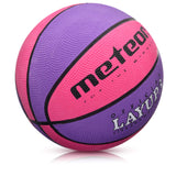 1 x RAW Customer Returns meteor children s basketball layup size 4 youth basketball ideal for children s hands 5-10 years ideal mini basketball for training soft outdoor with non-slip surface size 4, pink  - RRP €15.97