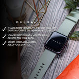 1 x RAW Customer Returns Kuura Smart Watch DO Smartwatch for women, men children Fitness watch with fitness tracker, sleep tracker, pedometer heart rate monitor 7 days battery life, IP68 waterproof - APP for iOS Android - RRP €80.57