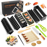 1 x RAW Customer Returns MLRYH Sushi Making Kit Sushi Maker 20 Pieces DIY Set Bamboo Mats, Chopsticks, Avocado Cutter, Paddle, Spreader, Sushi Knife, Chopstick Holder, Sauce Dishes, Baking Brush for Beginners. - RRP €27.98