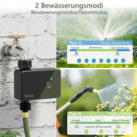 1 x RAW Customer Returns WiFi Irrigation Programmer, Diivoo Automatic Watering Timer with 6 Watering Programs and Rain Delay, Automatic Watering Compatible with Alexa and Google Assistant for Garden Lawn Pool - RRP €59.99