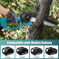 1 x RAW Customer Returns Mini Cordless Chainsaw for Makita 18V, 8 Inch Mini Cordless Pruning Chainsaw, 2 Chains, 10m s Chain Speed Cordless Saw for Tree Branches, Yard, Home and Garden - RRP €87.53