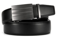 1 x RAW Customer Returns CHAOREN Men s Belt, Men s Leather Automatic Ratchet Belt for Men, 35mm No Holes Belt, Custom Size, Endeavor - Black, 32-38W - RRP €24.0