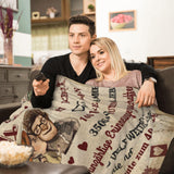 3 x Brand New Gift wedding anniversary - super soft blanket for 40 years of wedding anniversary women men, anniversary wedding anniversary Valentine s Day birthday gifts for her, 150 x 200 cm, cuddly blanket fleece blanket - RRP €107.97