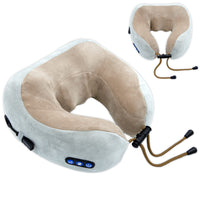 1 x RAW Customer Returns Heated Shiatsu Cervical Massager Nateck electric massage device for intense relaxation of cervical pain, neck and neck massage collar, ideal gift for men and women - RRP €63.22