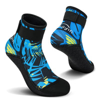 1 x RAW Customer Returns Yikayin neoprene socks, 3mm wading socks diving socks for men women, swimming socks beach socks for snorkeling kayaking jet skiing SUP - blue XXL - RRP €18.79