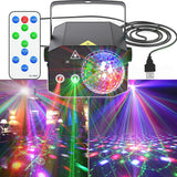 1 x RAW Customer Returns Disco ball, party lights DJ disco light disco ball sound activated disco ball children with remote control for dancing KTV bar club vocal concert birthday - RRP €46.38