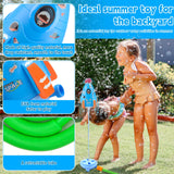 6 x Brand New Rocket Water Sprinkler, Toy Sprinkler, Garden Water Games, Rocket Sprinkler Toy Garden Games for Kids, Summer Rocket Sprinkler Toy Blue  - RRP €122.4