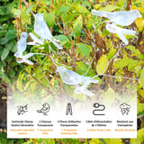 1 x RAW Customer Returns FISHTEC - Solar bird fairy lights - decoration of 5 bright birds in white color with clips of transparent and removable fasteners - decorative birds - outdoor use, 2M power cable - RRP €23.18