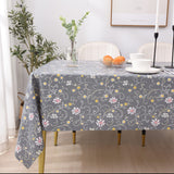 11 x Brand New tygryskr Plasticized Tablecloth Tablecloths Stain-Resistant Waterproof Table Cover 137 x 200 cm, Grey  - RRP €232.43