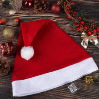 6 x Brand New ANVAVO 24-Pack Christmas Hats 11 x 15 Inch Large Non-Woven Fabric Costume Hat Christmas Red Santa Hats for Children - RRP €48.3