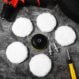 4 x Brand New Garneck Polishing Pad 5pcs 3 inch Wool Polishing Pad Wool Polisher Polishing Disc Drill Polishing Pads Small Polishing Pad Polishing Pads For Drill Buffer Wheel Car Buffer Kit - RRP €96.0