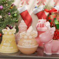 1 x RAW Customer Returns 5 Pcs Christmas Silicone Candle Molds, Silicone Candle Molds, 3D Gnome Silicone Mold, Candle Mold, Used for DIY Decoration, Handmade Soap - RRP €21.17