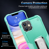 1 x Brand New HOOMIL Armor Case for iPhone 11, Military Grade Protection Shockproof Phone Case - Mint Green - RRP €21.6