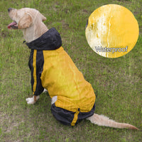 5 x RAW Customer Returns Saban Raincoat for Dogs, Dog Raincoat Rain Jacket, Waterproof Dog Rain Jacket, Reflective Vest for Dogs, Rain Cover for Large Medium Small Puppy Dogs-XS-Yellow - RRP €87.9