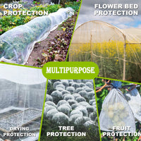 1 x RAW Customer Returns Anti-Insect Netting,3X10M Bird Netting,Protective Netting,Garden Netting,Insect Nets,Prevent Pests From Damaging Plants,For Fruits Vegetables Plants and Ponds,DIY Raw Material Mesh Yarn - RRP €20.64