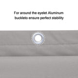 1 x RAW Customer Returns SUNNY GUARD balcony privacy screen 90x500cm balcony cover PES UV protection balcony cladding weatherproof, with cable ties, light grey - RRP €22.18