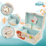 1 x RAW Customer Returns Disney Encanto Jewelry Box Girls Music Box Frozen Ariel or Mirabel Musical Jewelry Box for Children, Beige Arielle  - RRP €24.58