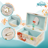 1 x RAW Customer Returns Disney Encanto Musical Jewelery Box for Girls Frozen Ariel The Little Mermaid Mirabel, Blue Frozen  - RRP €25.25