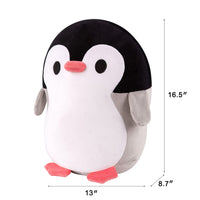 2 x RAW Customer Returns SQUISHY DOT Plush Penguin, Cuddly Toy, Animal Pillow Plush Toy, Cute Penguin Plush Toy, Kawaii Stuffed Animal, Gift for Kids, Boys and Girls, 16.5 inches - RRP €65.42