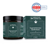 1 x RAW Customer Returns CBD cream intensive vegan hemp balm ointment nourishing for psoriasis, neurodermatitis and dry, cracked skin by Breathe Cosmetics with gentle marigold valuable hemp extract 100ml - RRP €24.9